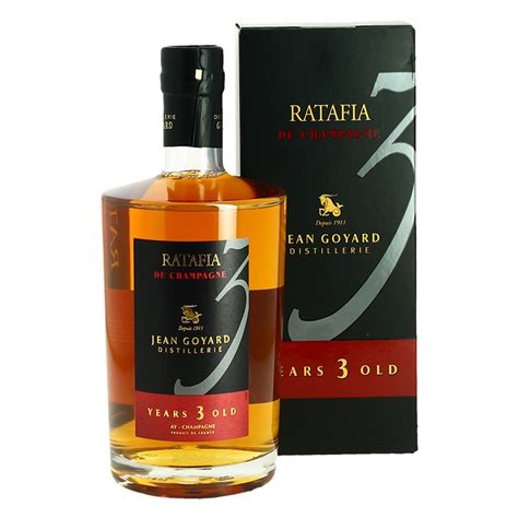 ratafia jean goyard prix|Apéritif Ratafia de Champagne JEAN GOYARD DIST..